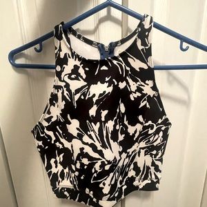 Hollister crop top and skirt set